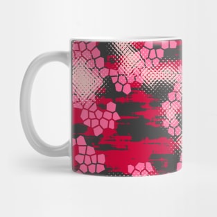 Pink and red Camouflage Mug